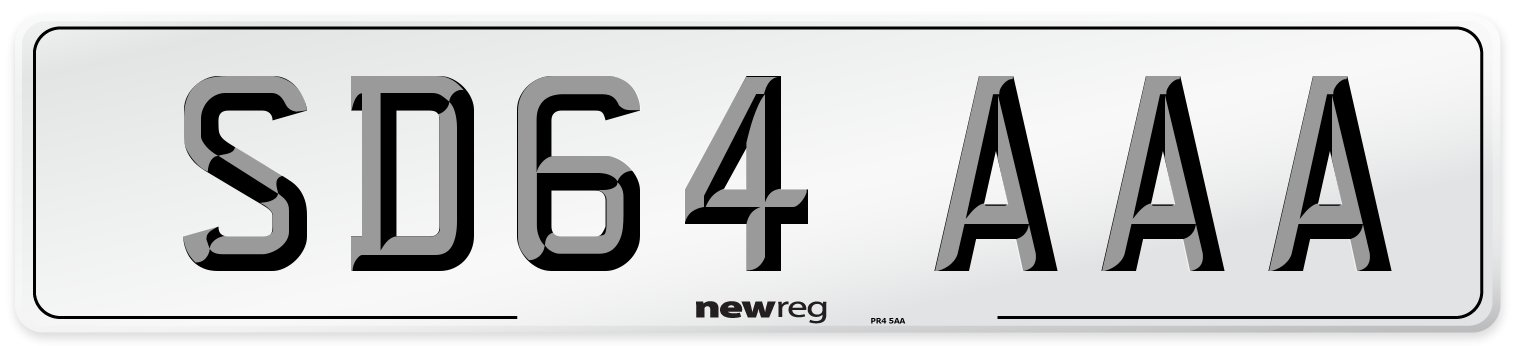 SD64 AAA Number Plate from New Reg